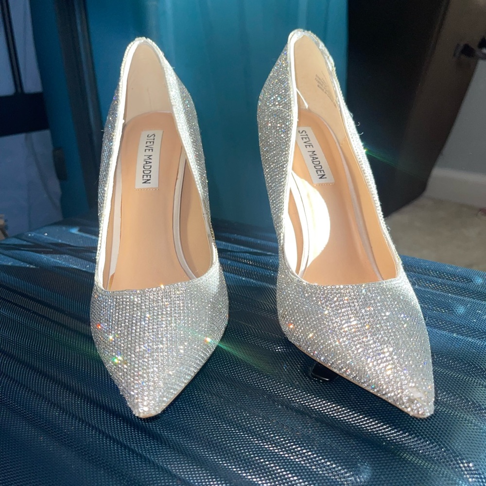 Daisie heels rhinestones